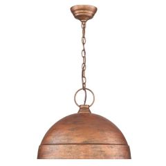 Industrial Chic Pendant Light Vintage Copper