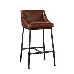 Industrial Chic Iron Pipe Bar Stool