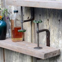 Rustic Industrial Wall Shelf Set of 2
