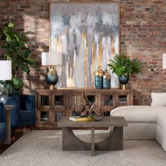 Modern Rustic 6 Door Sideboard