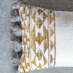 Woven Kilim Pillow With Tassels