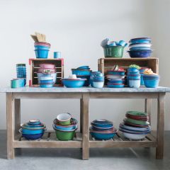 Found Enameled Containers Set of 15