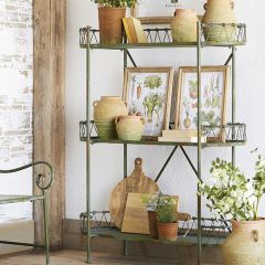 Ornate Oval Shelving Unit
