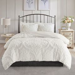 Damask Duvet Cover Set
