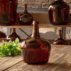 Dark Brown Port Wine Bottle