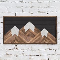 Dark Mountains Rustic Farmhouse Wall Decor