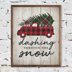 Dashing Truck and Tree Wall Art