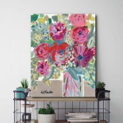 Impressionist Flower Vase Wall Art
