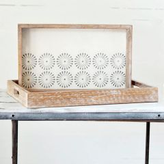 Rustic Modern Farmhouse Tray Set of 2