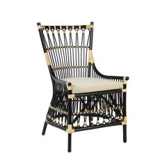 Rattan Woodcrest Dining Chair