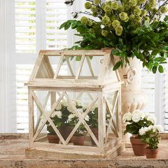 Whitewashed Garden Terrarium