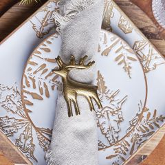 Debossed Snowflakes Ceramic Dessert Plate