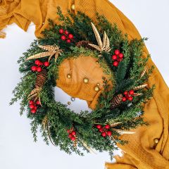 Deck The Halls Decorative Holiday Wreath