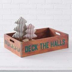 Deck The Halls Wood Nesting Crate