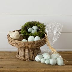 Decorative Blue Speckled Eggs 4 Sets of 12
