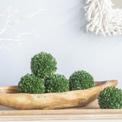 Decorative Boxwood Ball Bowl Fillers Set of 6