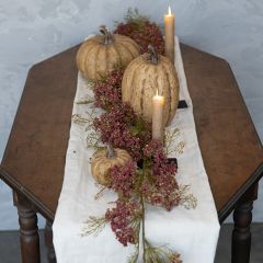 Decorative Burgundy Queen Anne Lace Garland