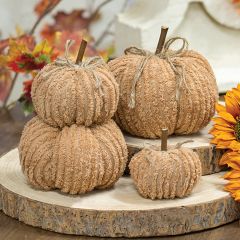 Decorative Chenille Pumpkin