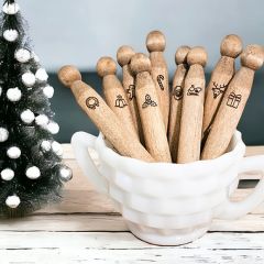 Decorative Christmas Clothespin