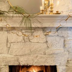 Decorative Circles Metal Garland