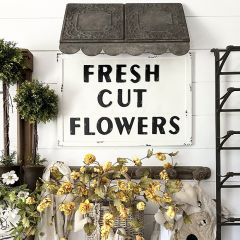 Decorative Dark Tile Awning