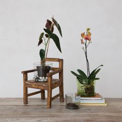 Decorative Distressed Found Wood Mini Chair