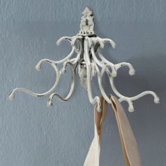 Decorative Distressed Multi Hook Wall Rack