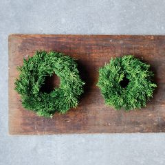 Decorative Faux Cedar Wreath