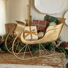 Decorative Gold Sleigh