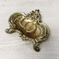 Decorative Gold Trinket Dish