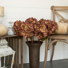 Decorative Golden Rose Hydrangea Stem Set of 6