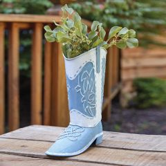 Decorative Metal Cowgirl Boot