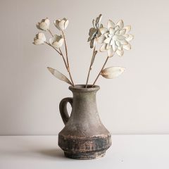 Decorative Metal Floral Stems Set of 3