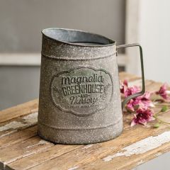 Decorative Metal Greenhouse Pitcher