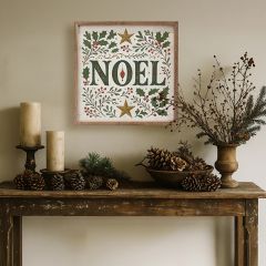 Decorative Noel Framed Wall Art