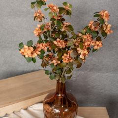 Decorative Orange Pear Blossom Spray