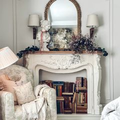 Decorative Ornate Wall Mantel