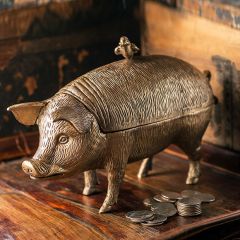 Decorative Pig Storage Box