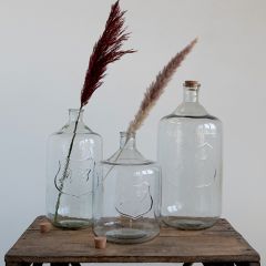 Decorative Recycled Glass Bottle