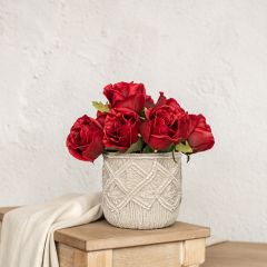Decorative Red Rose Bud Stem