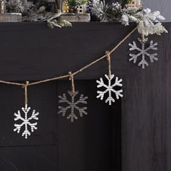 Decorative Snowflake Garland