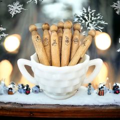 Decorative Snowman Clothespin