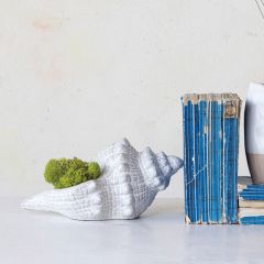Decorative Stoneware Conch Shell
