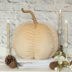 Decorative Stuffed Pumpkin 14 Inch