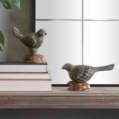 Decorative Tabletop Birds Set of 2