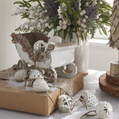 Decorative Tabletop Holly Sleigh