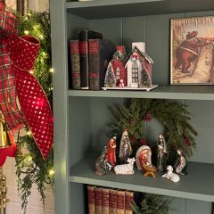 Decorative Tabletop Nativity Set of 9