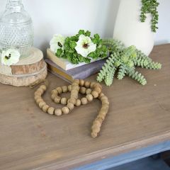 Decorative Wood Bead Garland