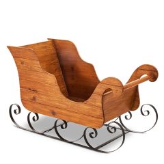 Decorative Wooden Christmas Sleigh