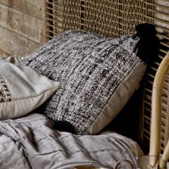 Decorative Wool and Cotton Accent Pillow Style C 36 Inch